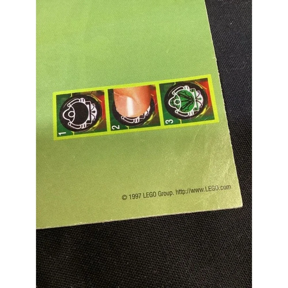 Original Lego Instruction Manual UFO Warp Wing Fighter Set #6915 From 1997